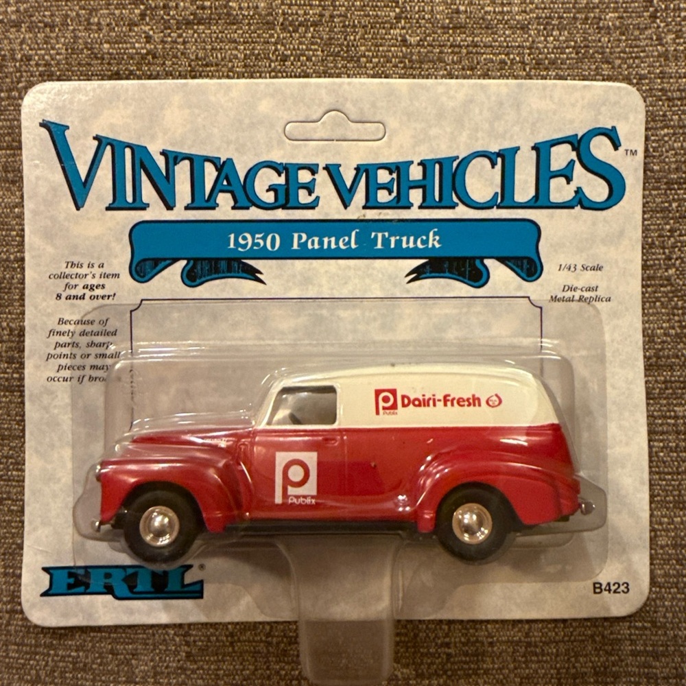 1994 Vintage Vehicles 1950 Panel Truck Publix Dairi-fresh Diecast 1:43 Scale